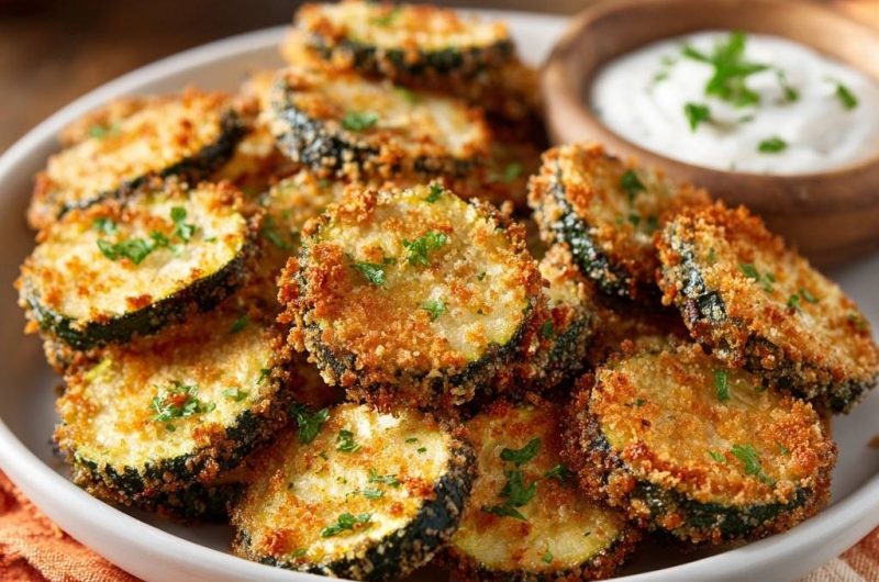 Knusprige Parmesan-Zucchini-Taler