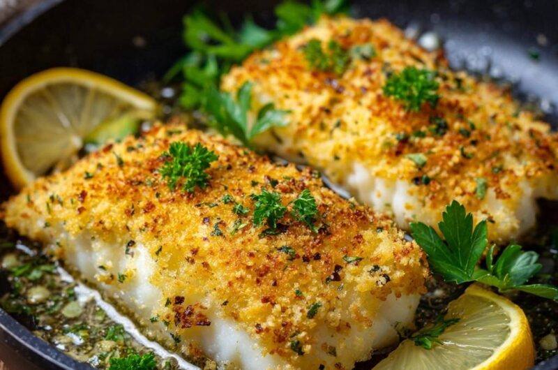 Knuspriges Zitronen-Kräuter-Fischfilet