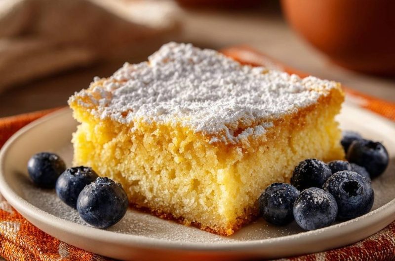 Saftiger Zitronen-Blechkuchen