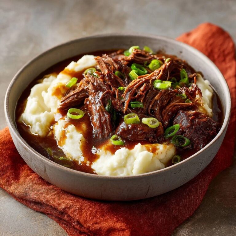 Zarter Rinder-Schmorbraten auf Kartoffelstampf: Rezept
