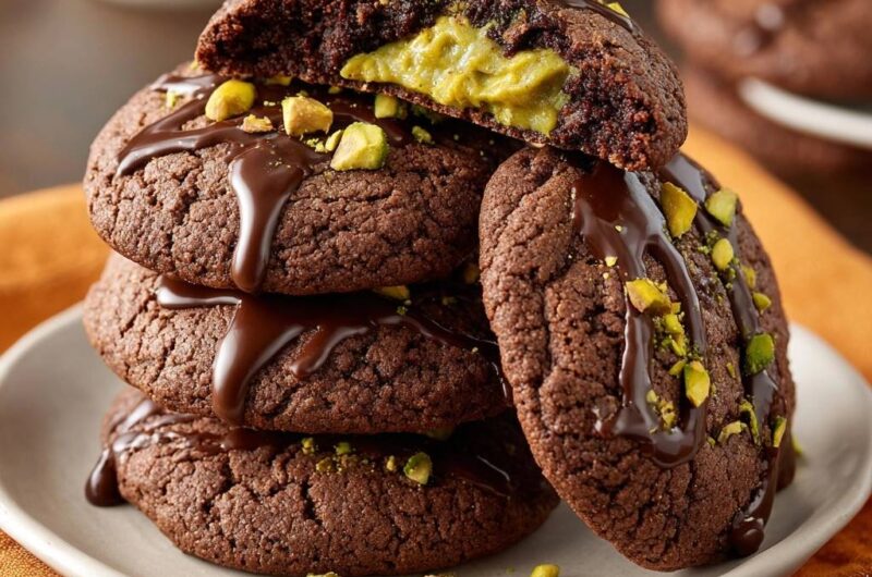 Schoko-Pistazien-Cookies