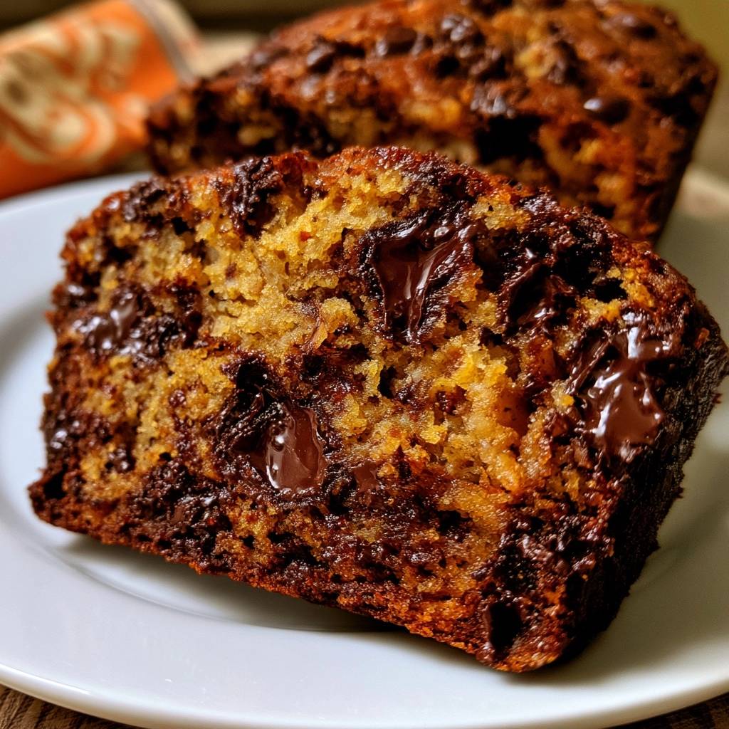 Saftiges Schokoladen-Bananenbrot
