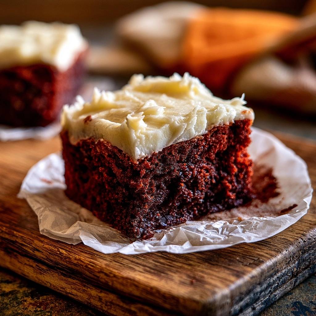 Saftige Schokoladen-Brownies mit Vanille-Frosting