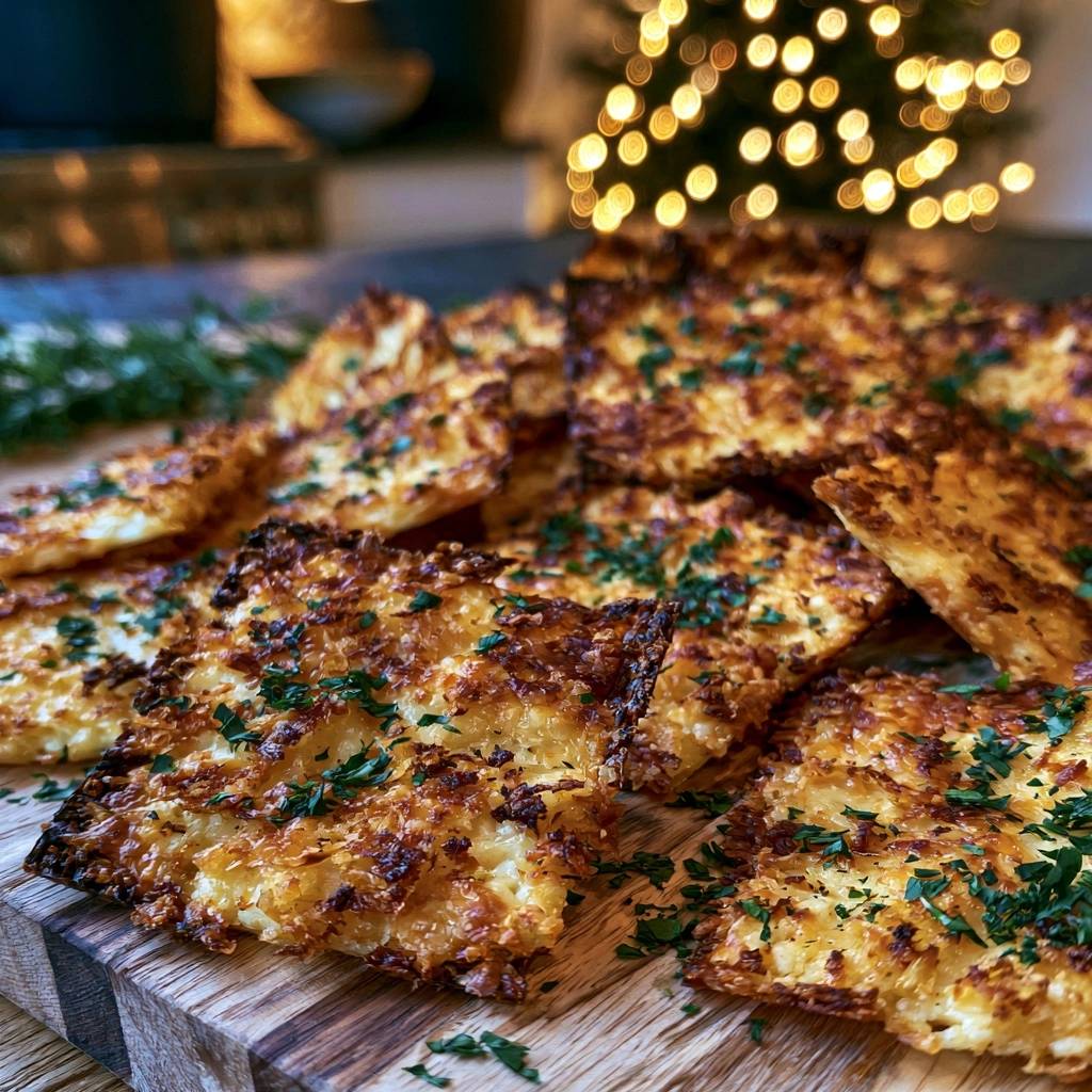 Goldbraune Parmesan-Kartoffel-Krusten