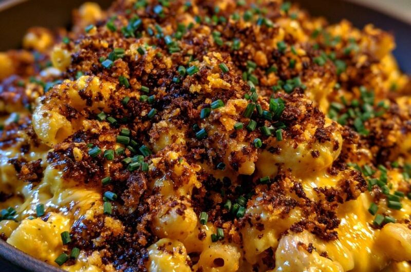 Cremige Mac und Cheese mit Knusper-Topping