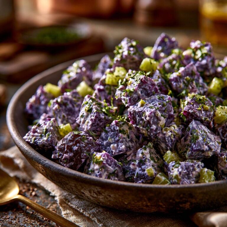 Cremiger Violetter Kartoffelsalat: Das perfekte Rezept
