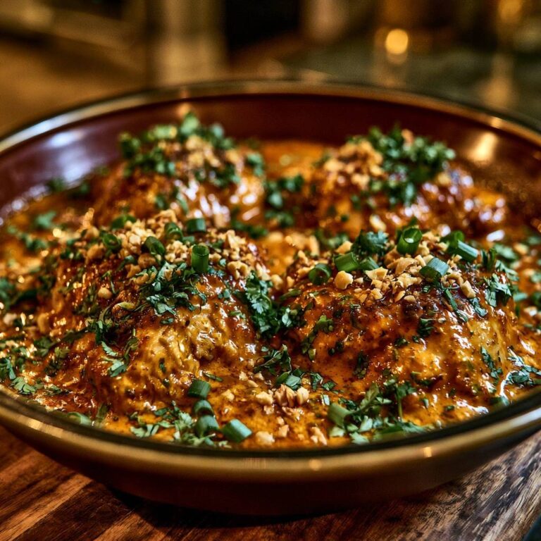 Cremiges Erdnuss-Curry Hähnchen: Rezept ohne wässrige Sauce
