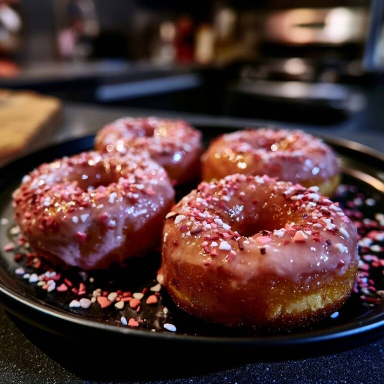 Fluffige Erdbeer-Donuts aus dem Ofen: Das perfekte Rezept