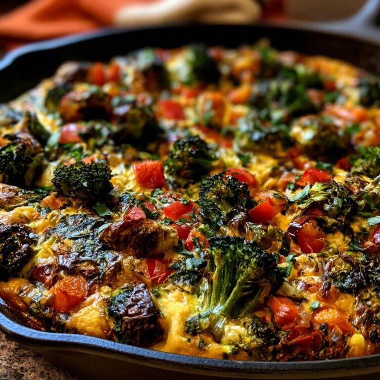 Herzhafte Brokkoli-Paprika-Frittata: Das Rezept ohne Wässern