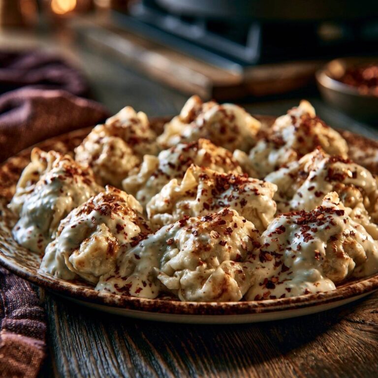Herzhafte Manti mit Joghurt-Knoblauch-Sauce: Das Rezept