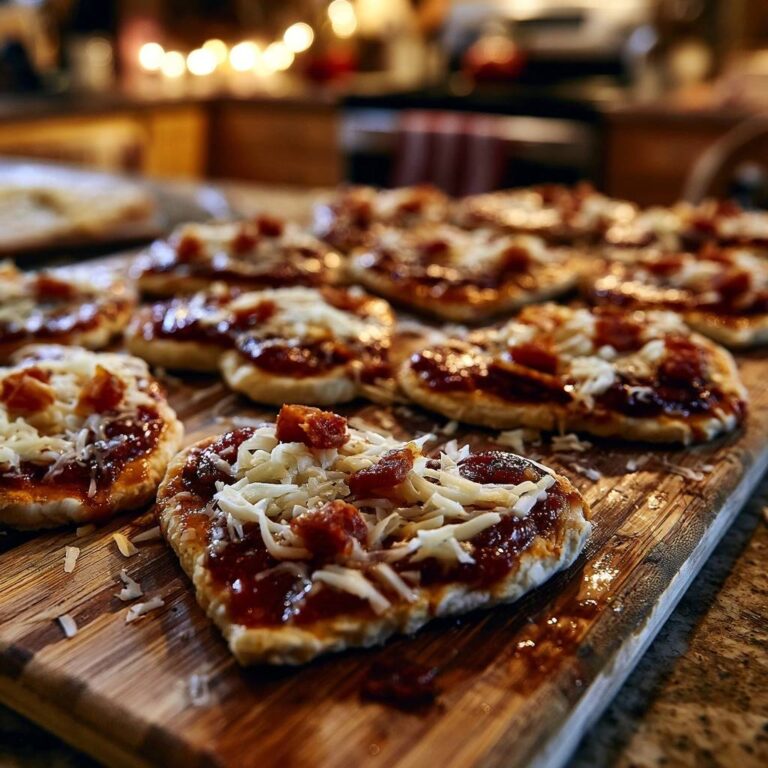 Herzhafte Mini-Pizzen mit Bacon (Der Anti-Matsche-Boden)