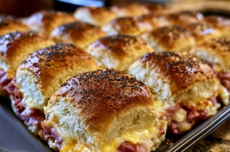 Herzhafte Schinken-Käse-Slider