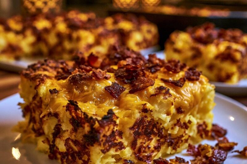 Herzhafter Kartoffel-Bacon-Auflauf (Der Anti-Matsche-Boden)