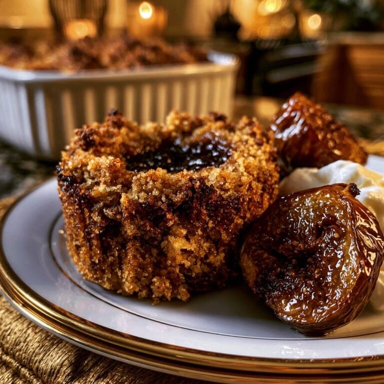 Knuspriger Feigen-Crumble-Kuchen (Der Anti-Matsche-Boden)