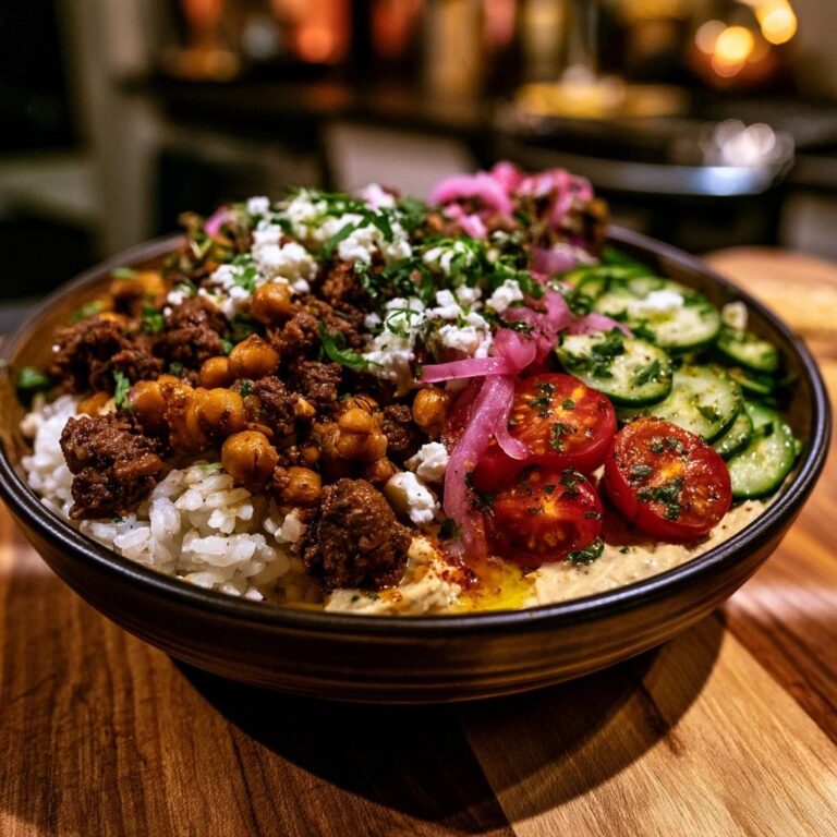 Mediterrane Rindfleisch-Kichererbsen-Bowl: Rezept & Tipps