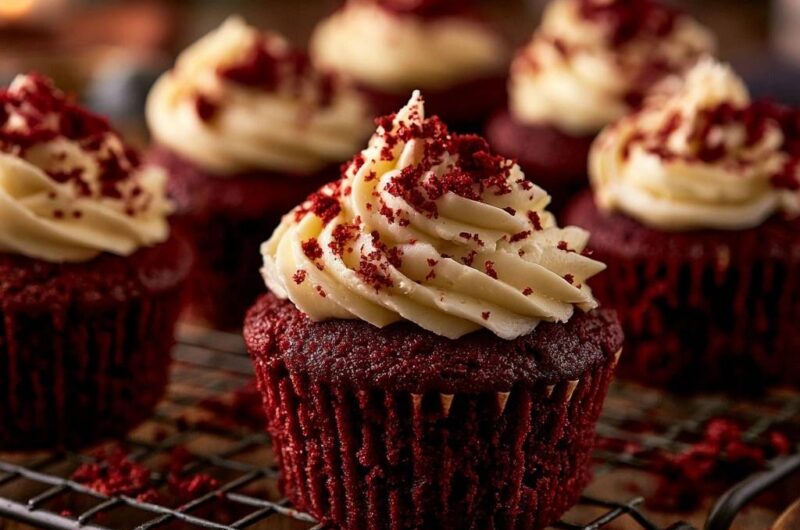 Saftige Red Velvet Cupcakes