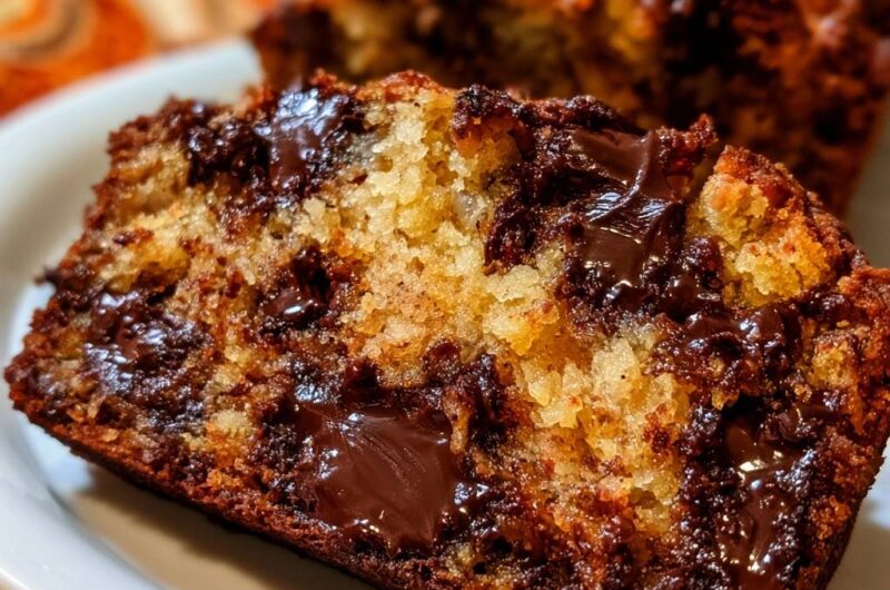 Saftiges Schokoladen-Bananenbrot