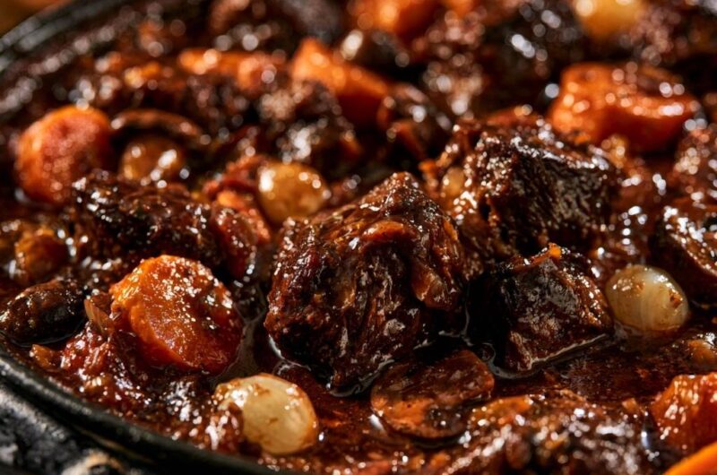 Zartes Rindergulasch aus dem Schmortopf